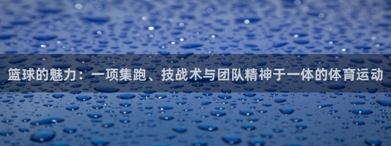 3377体育官方正版app集团官网首页网址：篮球的魅